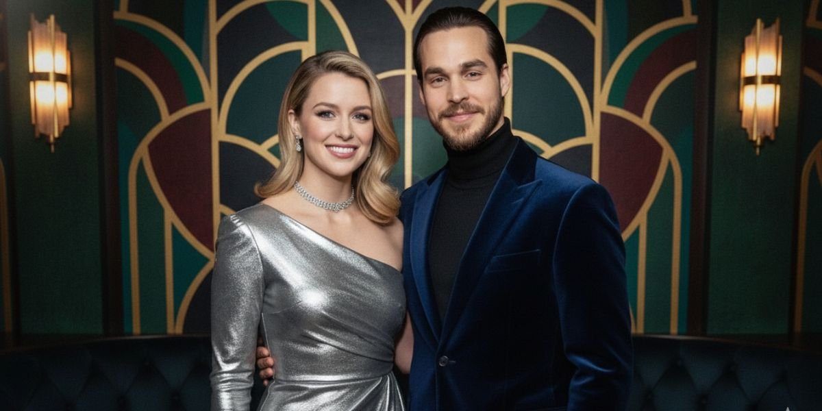 Melissa Benoist and Chris Wood