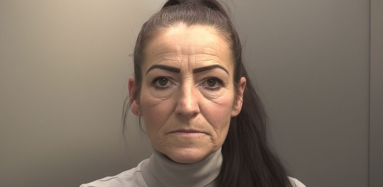 Official police appeal image of Maxine Tomney, 55, wanted by Merseyside Police for recall to prison in Liverpool, November 2025.